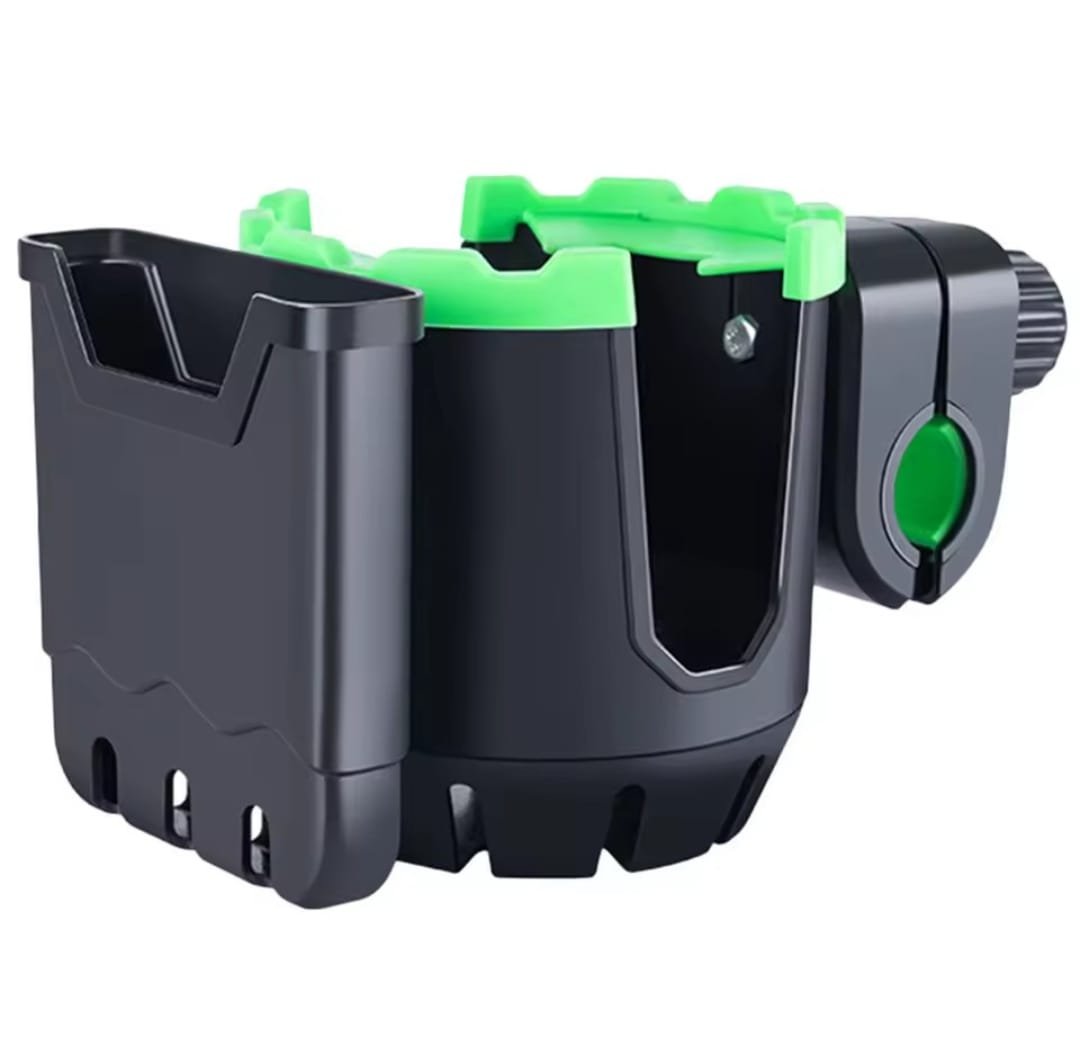 2-In-1 Universal Cup Phone Drinks Holder Bicycle Adjustable Cell Phone Holder Water Bottle - Image 3