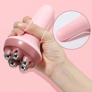 360 Roller Manual Hand Massager Handheld Massage Ball Full Body Pain Relief Neck Back Shoulder Leg And Foot (Random Color)