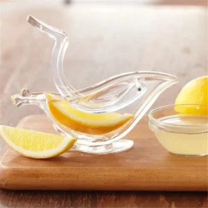 Manual Lemon Clip Portable Clear Fruit Juicer Bird Lemon Slice Squeezer Home Kitchen Bar Hand