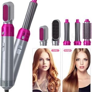 5 in 1 Electric Hair Dryer Brush (Random Color)