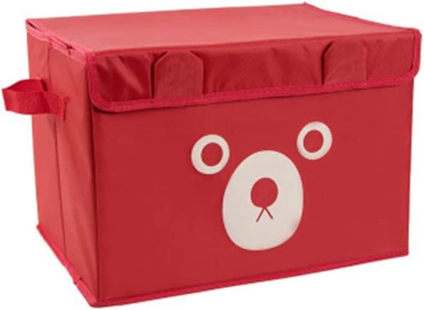 1 Pc Panda Design Folding Storage Bins Quilt Basket Kid Toys Organizer Storage Boxes Cabinet (Random Color) - Image 2