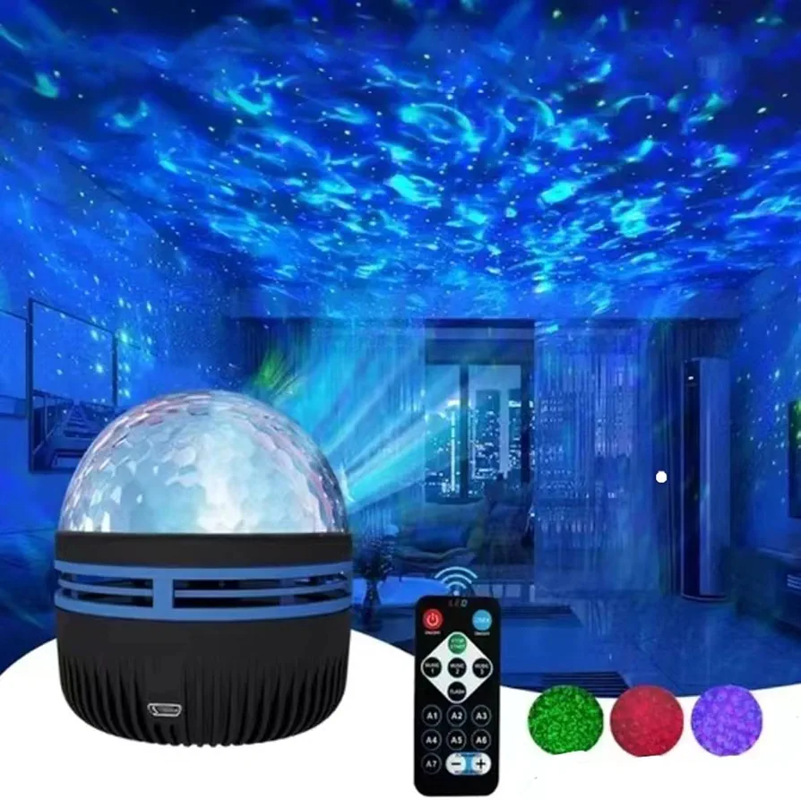 XKL-Q6N RGB LED Projector Light - Galaxy & Party Effect - Image 4
