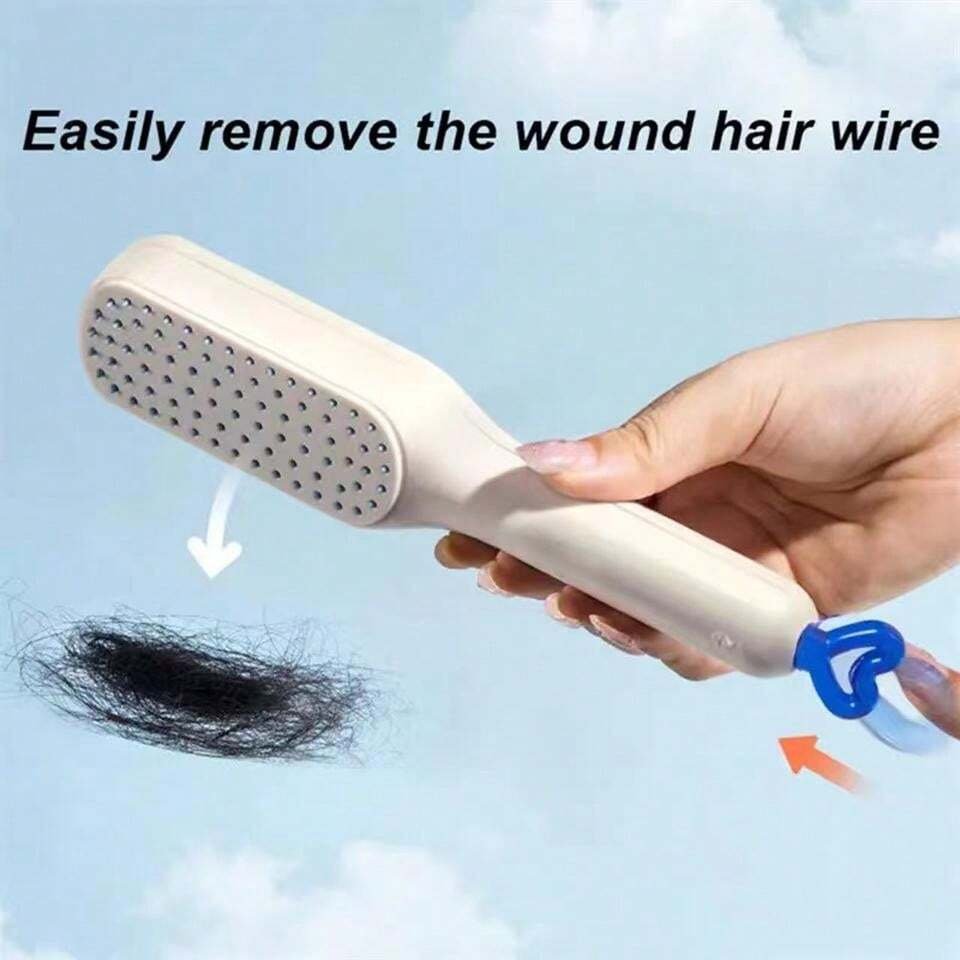 Self cleaning hair comb (random color) - Image 7