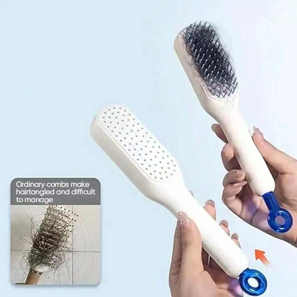 Self cleaning hair comb (random color) - Image 8