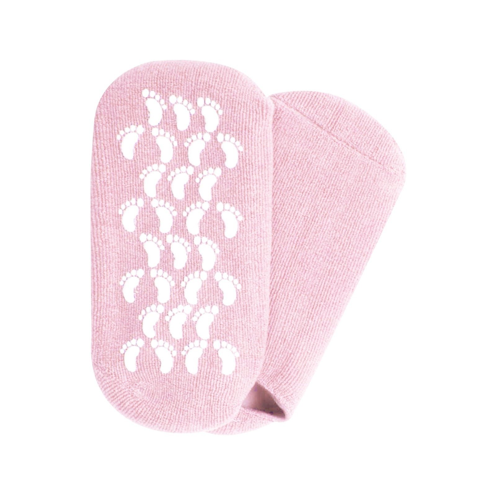 1 Pair Reusable Silicone Spa Gel Socks For Dry Feet And Cracked Heel Treatment – Moisturizing - Image 5