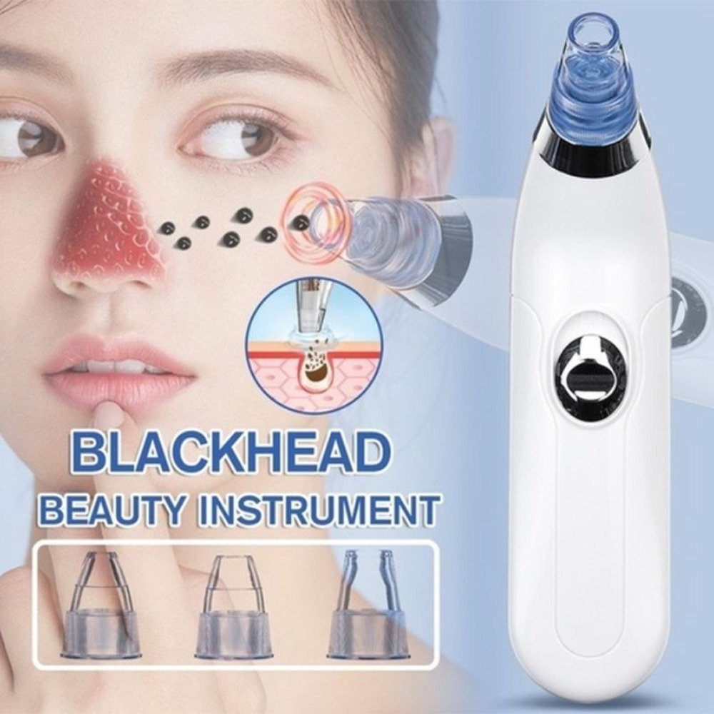 Derma Suction Pore Cleaning Device With Powerful Vacuum Action Gently Removes Dirt, Oil, And Blackheads, Leaving Skin Clean, Smooth, And Refreshed (Cell Operated) - Image 4