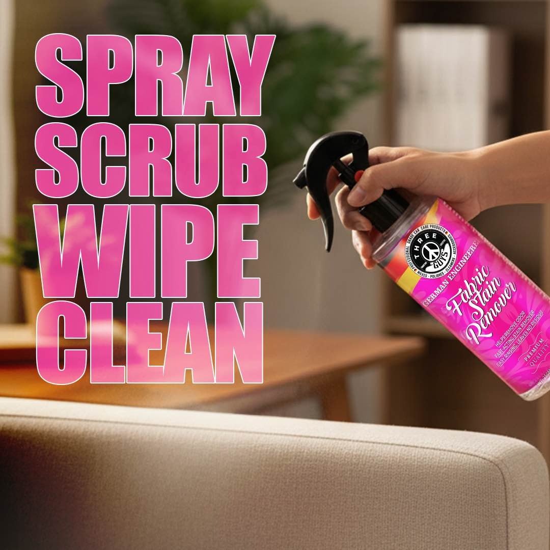 Three Guys Fabric Stain Remover 250ml Fast Acting Cleaner For Carpets Upholstery And Fabric - Image 6