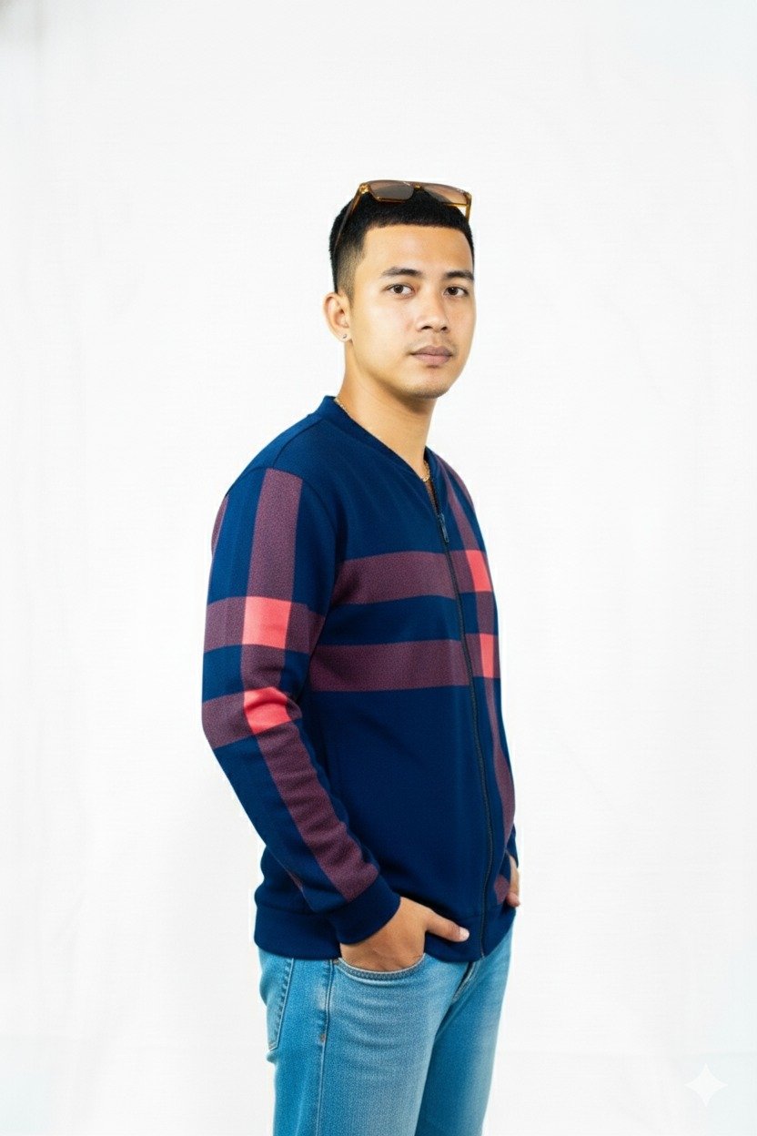 Classic Zipper Winter Jacket for Men - Image 3