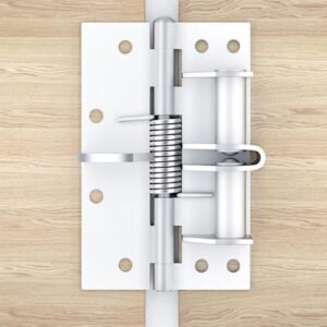 Adjustable Self-Closing Spring Door Hinge With 90-Degree Positioning Automatic Door Closing Mechanism And Durable Construction For Reliable Performance
