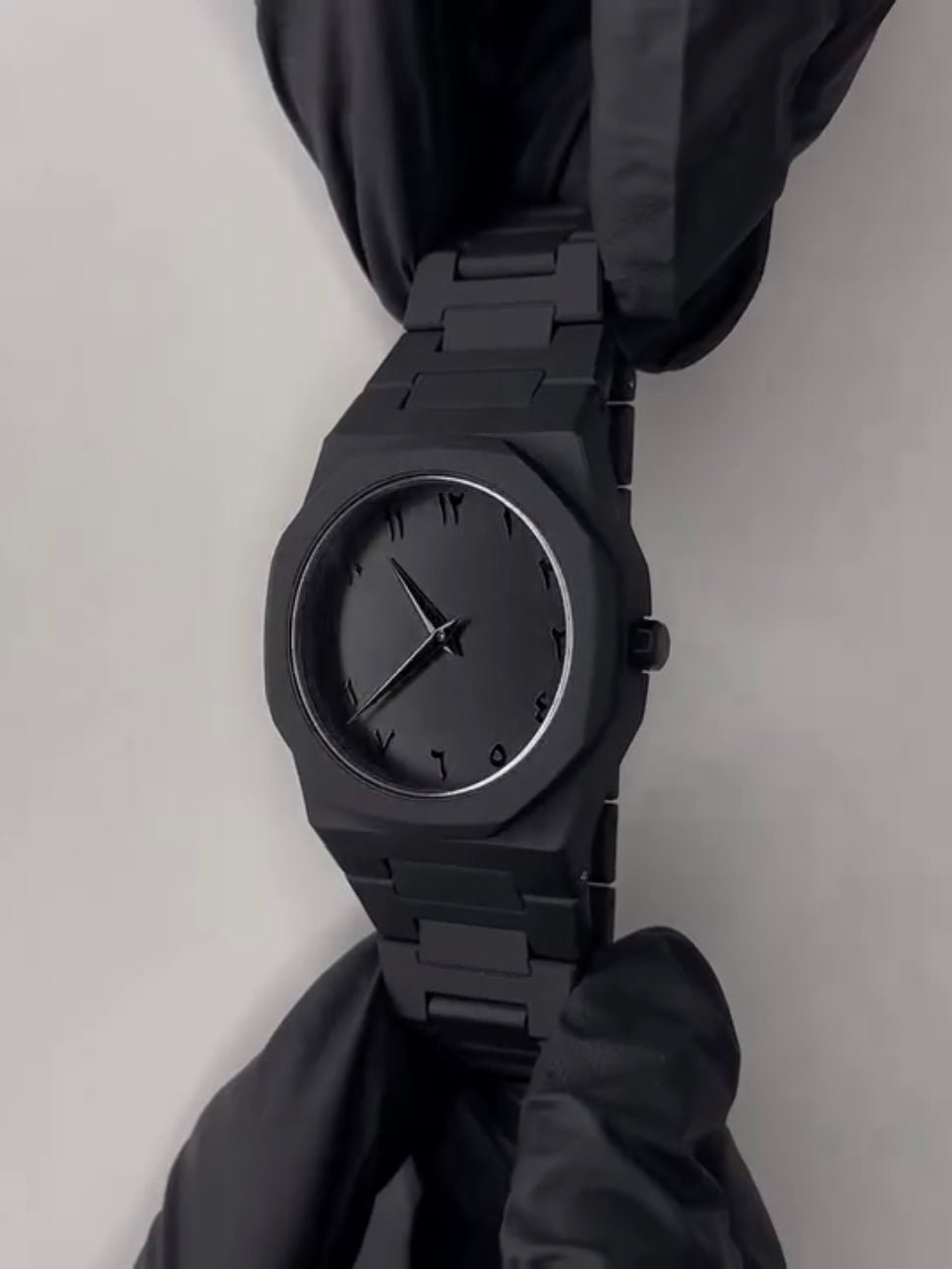 Full BLACK AURA Quartz Watch – Lightweight Design, , Premium Quality & Finish - Best Quality Analog Watch For Boys - Watch For Men | Full Black Color Watch - Without Box - Image 3