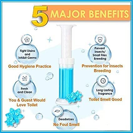 Toilet Cleaning Stamp Gel Toilet Injection Gel Flower Bathroom Cleaner Toilet Gel (random - Image 14