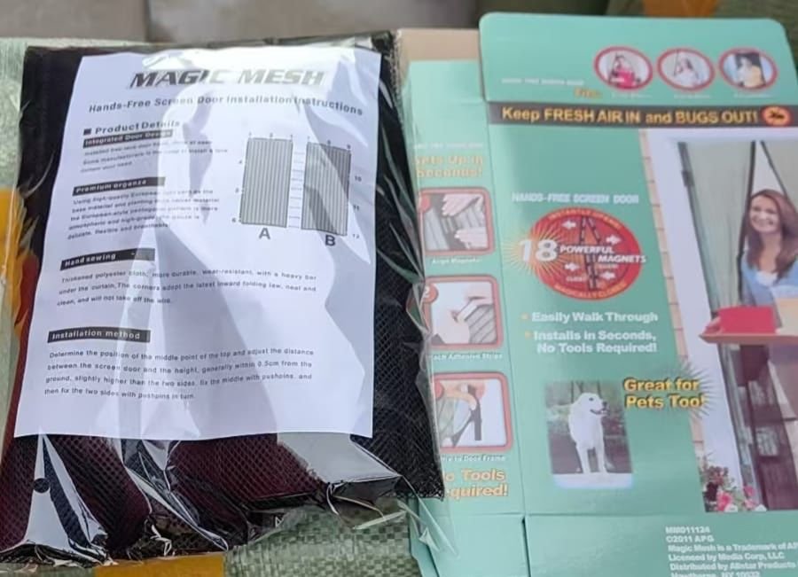 Premium Quality Mosquito Magic Mesh Door Curtain - Image 5
