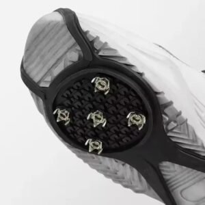 Anti-Skid Ice & Snow Shoe Grips (Crampons) – 5 Studs, 1 Pair