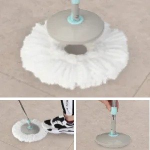 360° Rotating Head Mops with Bucket Mob Deep-cleaning magic mop-microfiber mop - Image 7