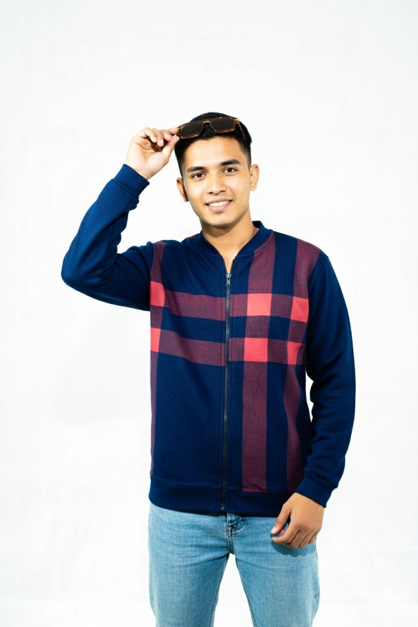 Classic Zipper Winter Jacket for Men - Image 4