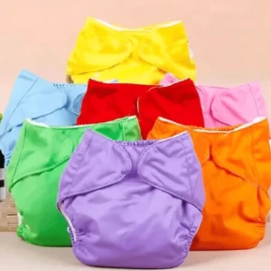 Kids Reusable Baby Diaper And Training Pants Soft Comfortable Washable For Daily Use (Random Color)