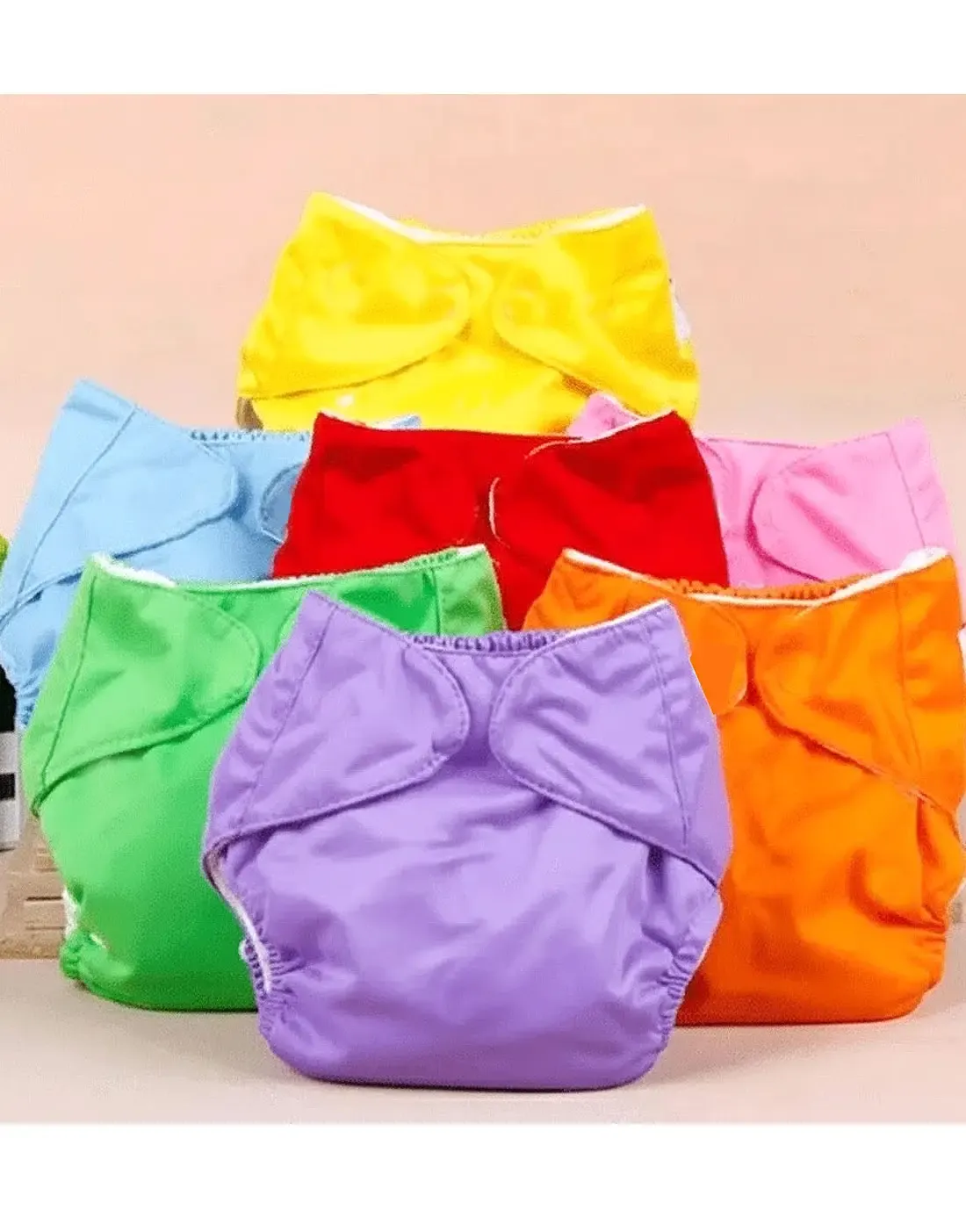 Kids Reusable Baby Diaper And Training Pants Soft Comfortable Washable For Daily Use (Random Color)