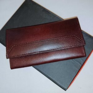 Womens Leather Clutch Elegant Design Premium Quality Smooth Finish Easy Carry