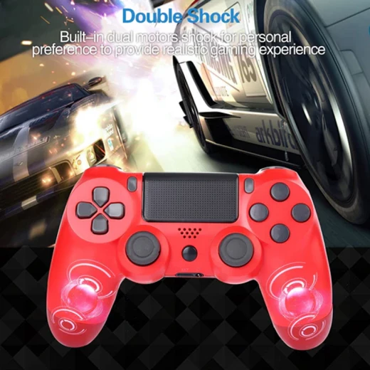 PS4 Wireless Controller Gamepad Doubleshock - Gaming Accessory Designed For Wireless Control And Daily Entertainment Routine - Red - Image 5