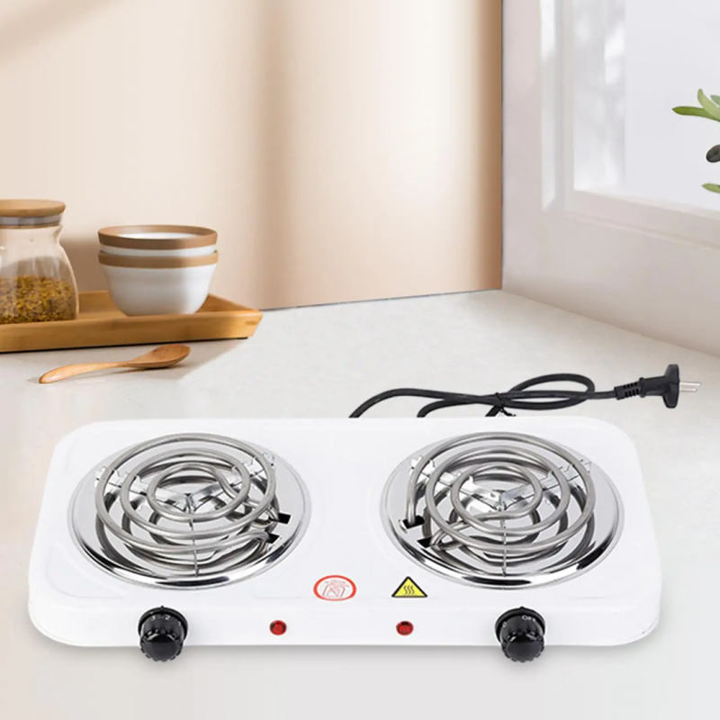 Double Electric Stove | Dual Hot Plate Cooker | Twin Coil Electric Cooking Stove - Image 3