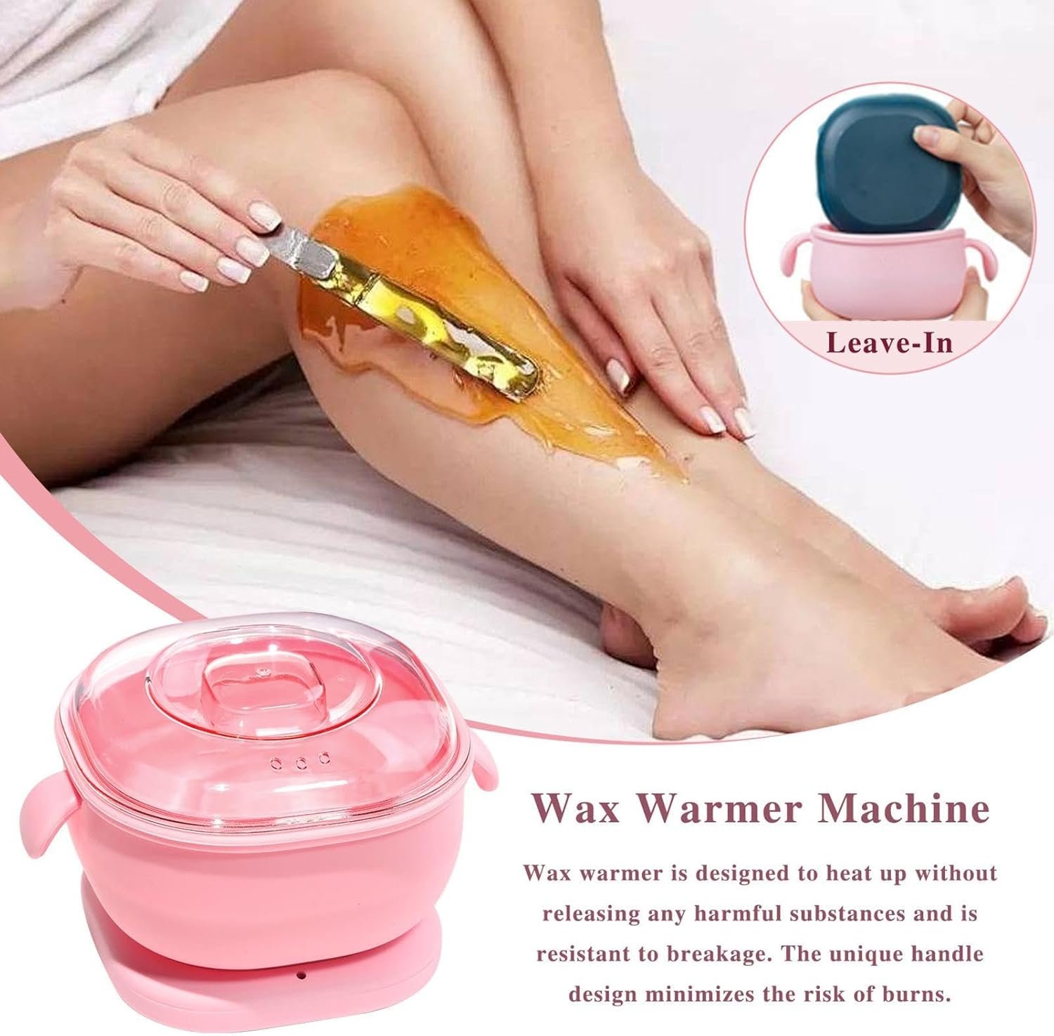 Wax Heater - Made With Silicone, Quick & Easy Hair Removal - Image 2