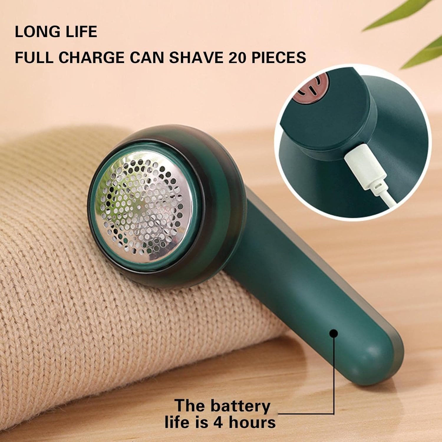 Rechargeable Lint Remover for Clothes, Fuzz Remover - Image 3