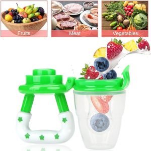 Baby Solid Baby Fruit Pacifier Fresh Fruit Feeder Infant Teething Toy Nibbler Teether Pacifier Safe Silicone Pacifier (random color) - Image 8