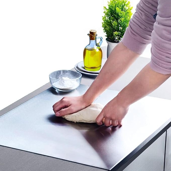 Stainless Steel Cutting Board! 🔪✨ Durable, hygienic, and easy to clean—perfect for all your chopping needs. A must-have for any chef! - Size: 41x33Cm - Image 10