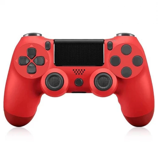 PS4 Wireless Controller Gamepad Doubleshock - Gaming Accessory Designed For Wireless Control And Daily Entertainment Routine - Red