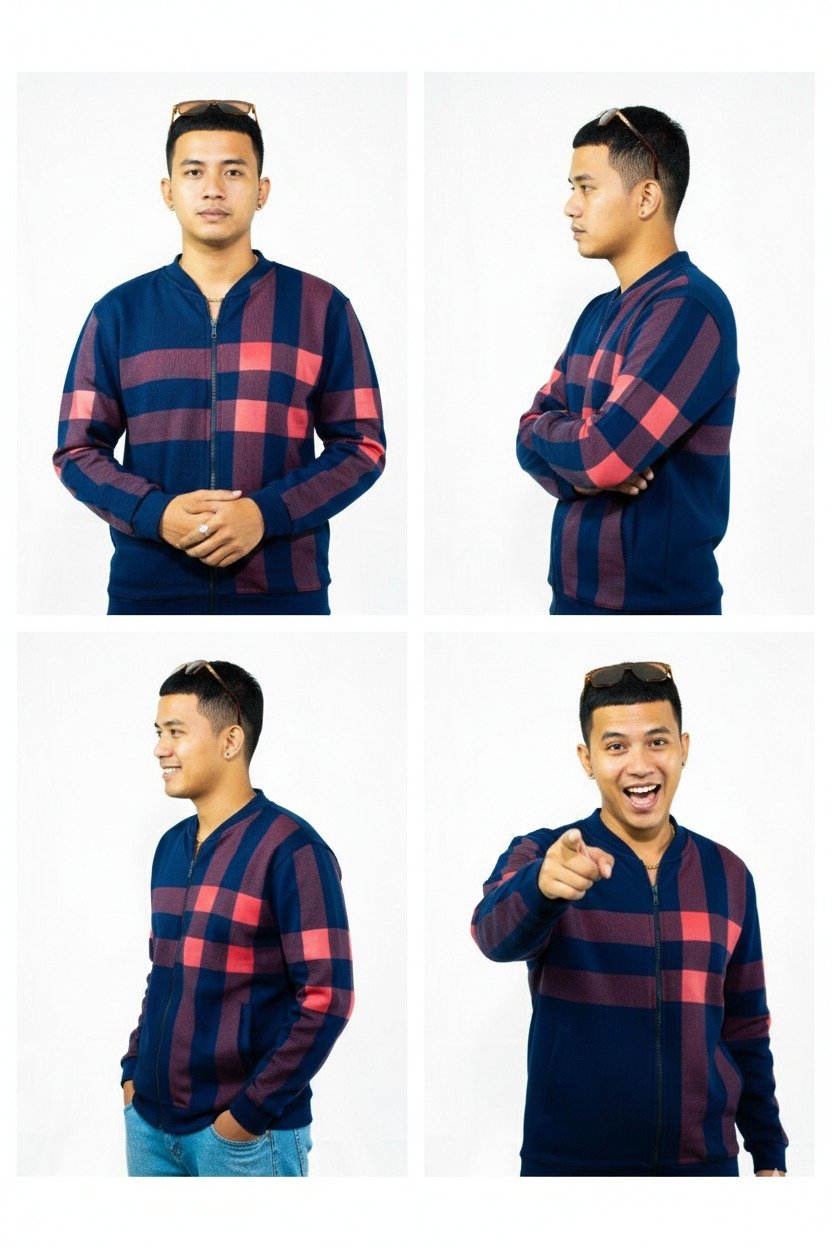 Classic Zipper Winter Jacket for Men - Image 6