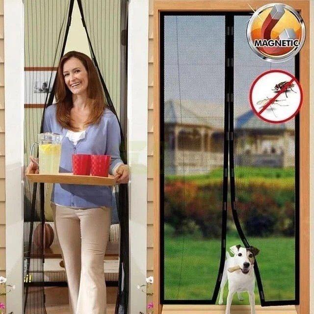 Premium Quality Mosquito Magic Mesh Door Curtain - Image 2