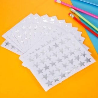 350 PVC Star Stickers Self Adhesive Removable Sparkle Rewards Funny Stickers For Teacher Encourage Students Kids - Stationery Accessory Designed