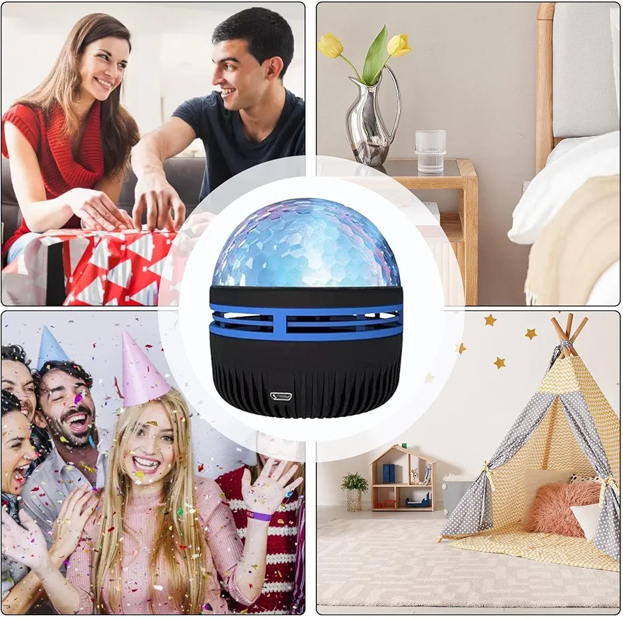XKL-Q6N RGB LED Projector Light - Galaxy & Party Effect - Image 5