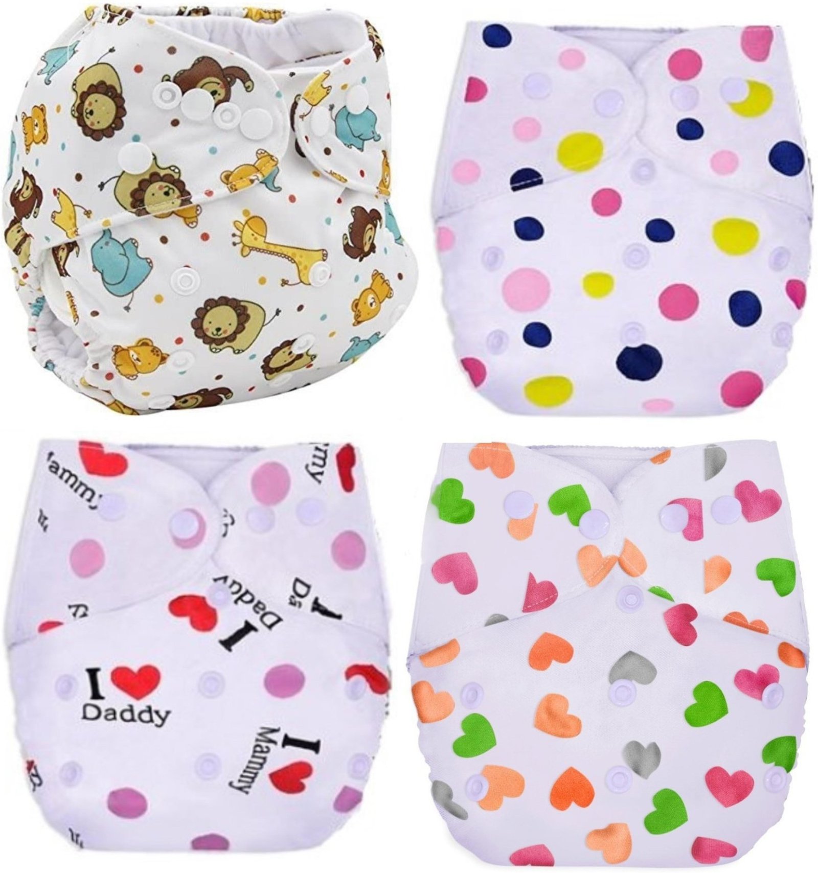 Kids Reusable Baby Diaper And Training Pants Soft Comfortable Washable For Daily Use (Random Color) - Image 2