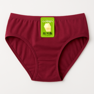 Jersey Plain Panty for Women – Soft, Lightweight & Comfortable Everyday Underwear, Breathable Jersey Fabric in Maroon