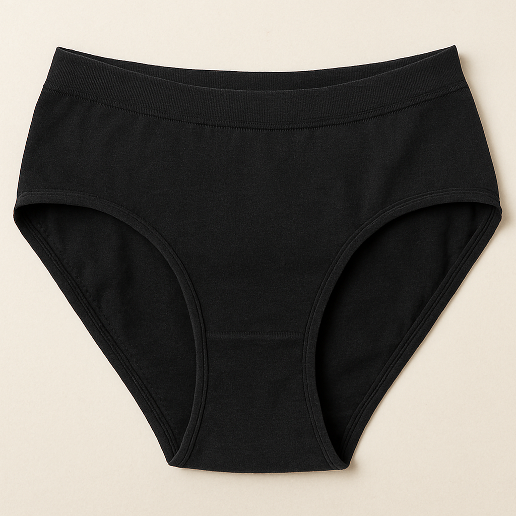 Malai Soft Fabric Underwear for Women – High Quality, Comfortable & Lightweight Everyday Panty in Black, Sizes S, M, L - Image 3