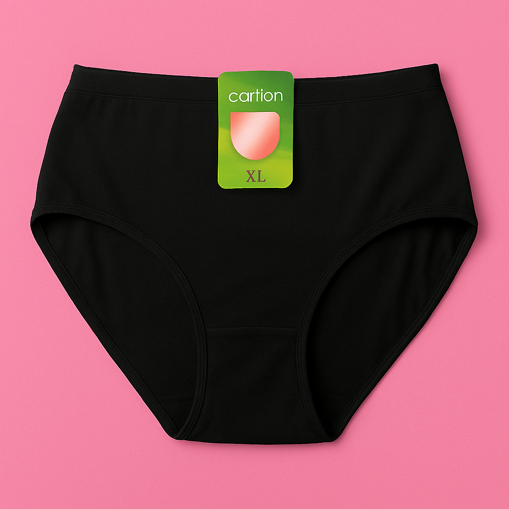 Malai Soft Fabric Underwear for Women – High Quality, Comfortable & Lightweight Everyday Panty in Black, Sizes S, M, L - Image 5
