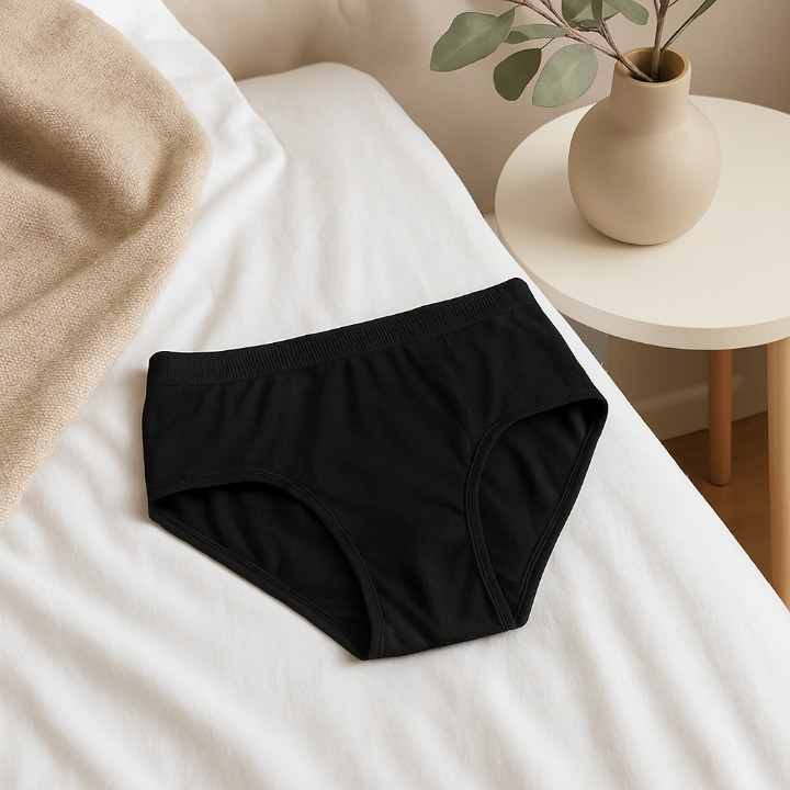 Jersey Plain Panty for Women – High Quality Soft & Lightweight Fabric, Black (S, M, L) - Image 3