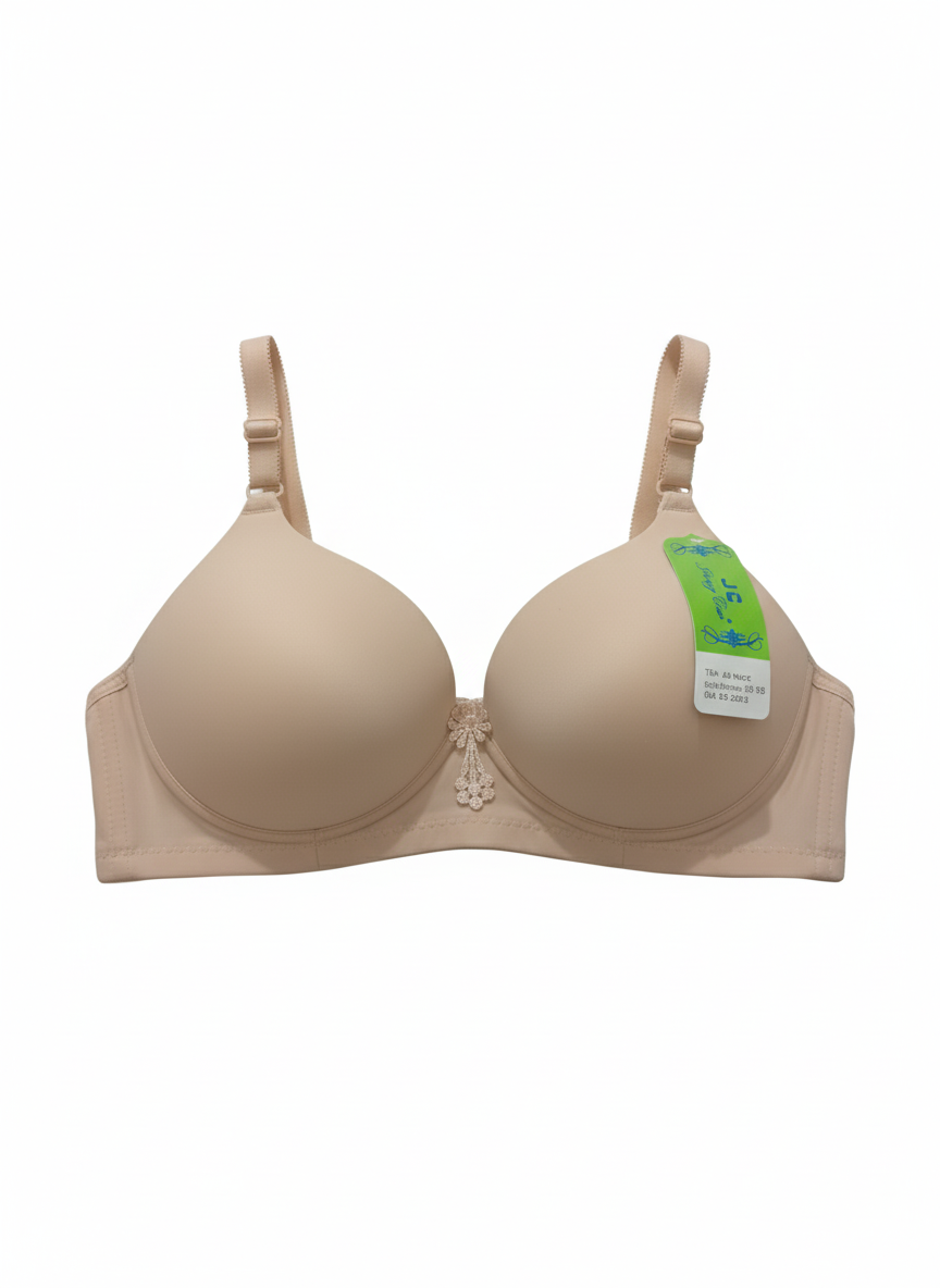 Jersey Sequins Padded Bra – Stylish, Comfortable & Lightweight Everyday Wear | Sizes 36 38 40, Cups A B C (Random Color) - Image 2