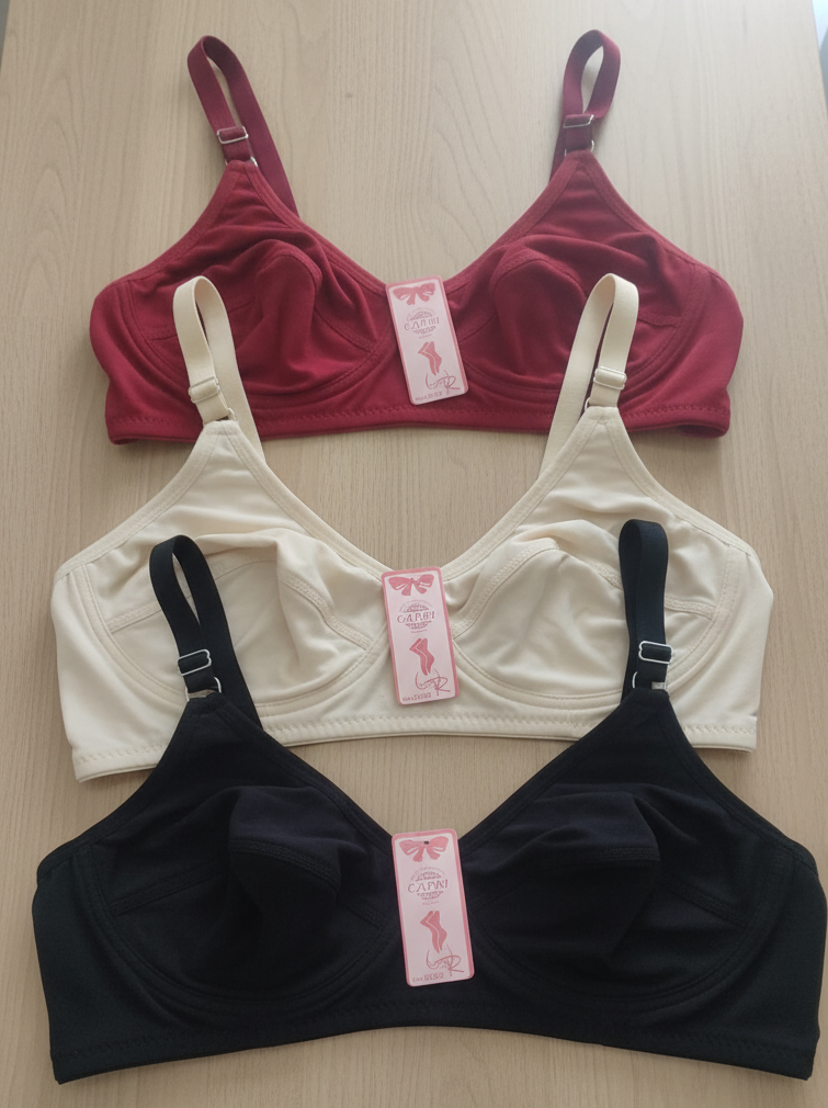 Jersey High Quality Soft Stuff Non-Padded Bra for Women – Plain, Comfortable & Lightweight Everyday Wear Lingerie (Random Color, Sizes 32-42) - Image 4