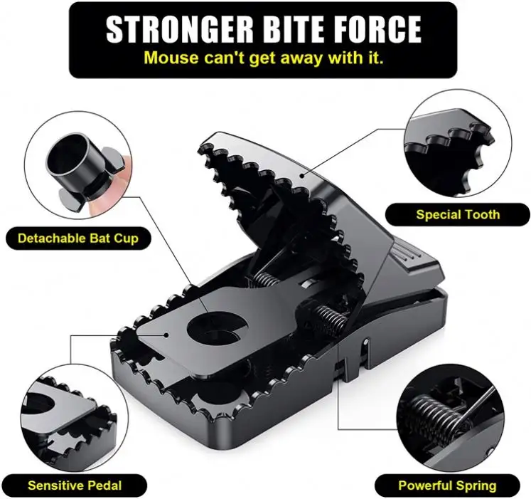 Heavy Duty Plastic Mouse Trap | Reuseable Mouse Catcher - Image 4