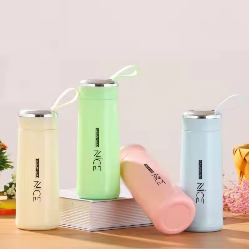 Mini Vacuum Flask Glass Water Bottle - Image 4