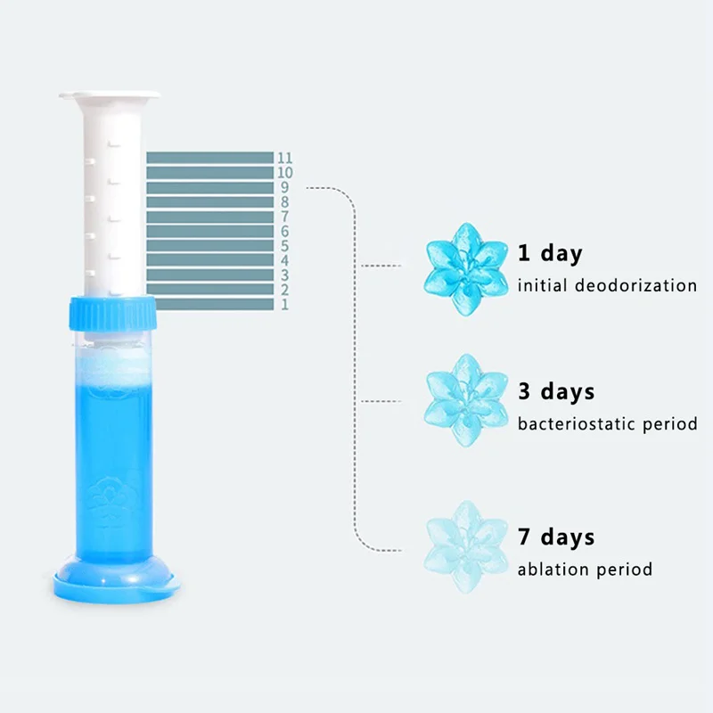 Toilet Cleaning Stamp Gel Toilet Injection Gel Flower Bathroom Cleaner Toilet Gel (random - Image 8