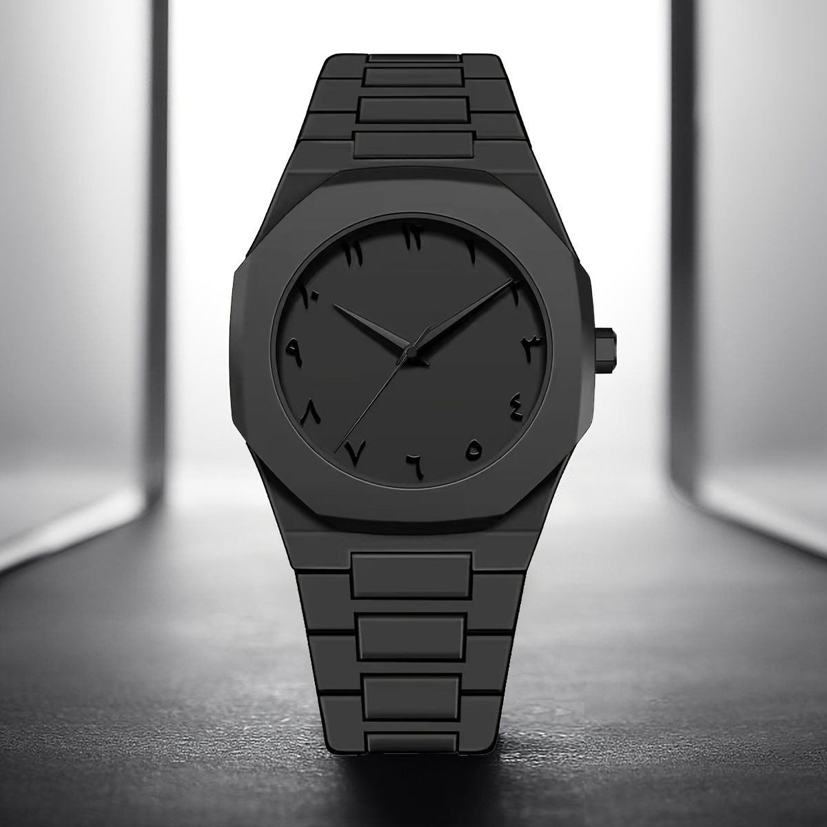 Full BLACK AURA Quartz Watch – Lightweight Design, , Premium Quality & Finish - Best Quality Analog Watch For Boys - Watch For Men | Full Black Color Watch - Without Box - Image 7