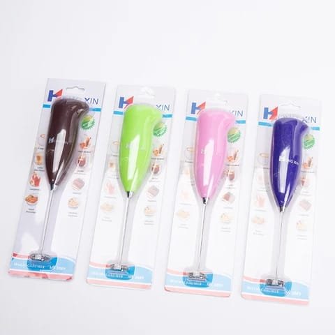 Electric Egg Beater Milk Drink Coffee Whisk Mixer Foamer Mini Handle Stirrer Practical Cooking (Random Color) - Image 9