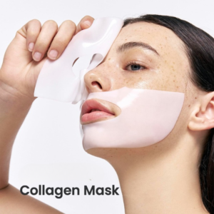 1 Pc Bio-Collagen Real Deep Mask, Hydrating Over Night, Facial Sheet Mask, Pore Minimising,