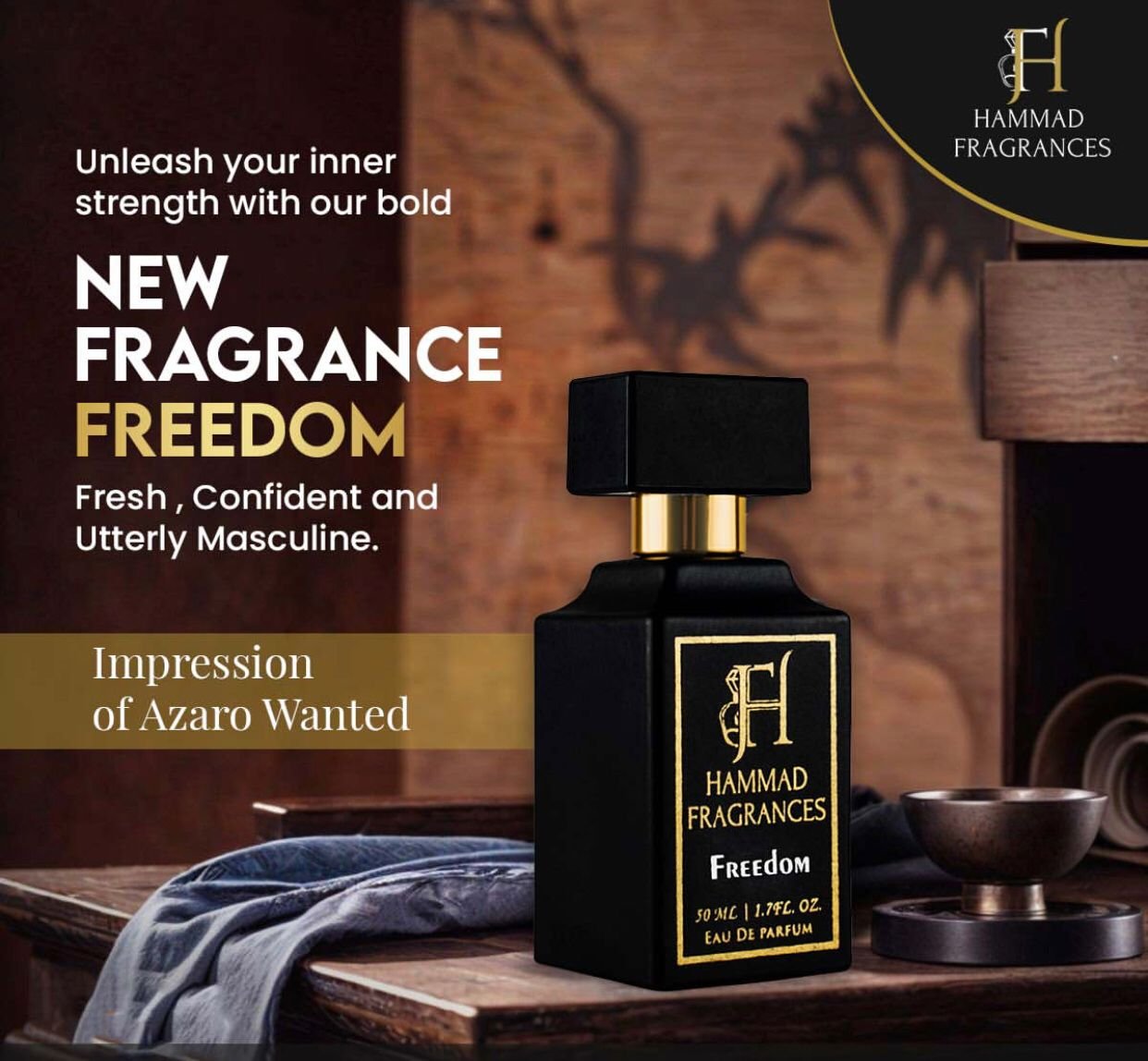 Hammad Fragrances With 6-8 hours long lasting | Best Quality Perfume For Men - EDP Perfume 50 ml - Image 3