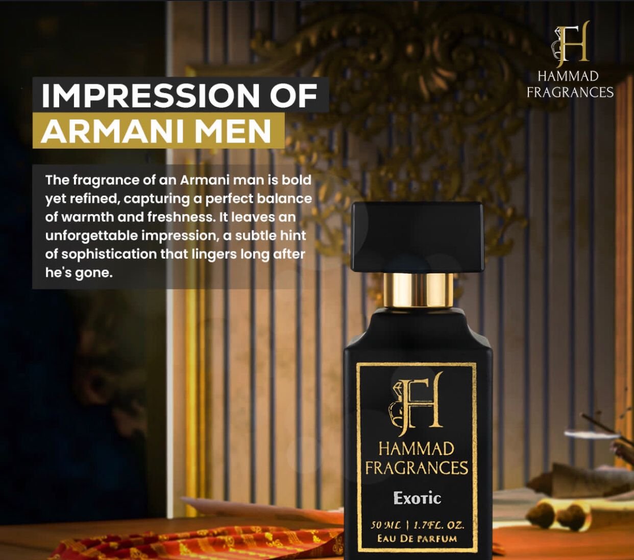 Hammad Fragrances With 6-8 hours long lasting | Best Quality Perfume For Men - EDP Perfume 50 ml - Image 4