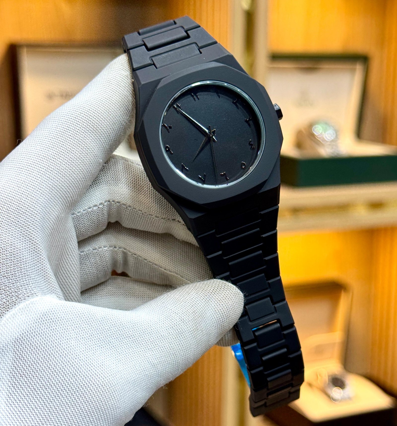 Full BLACK AURA Quartz Watch – Lightweight Design, , Premium Quality & Finish - Best Quality Analog Watch For Boys - Watch For Men | Full Black Color Watch - Without Box