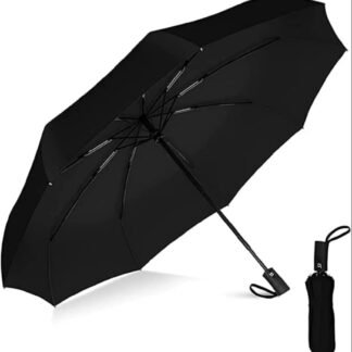 Compact Travel Umbrella with Windproof Design Gray Ghana